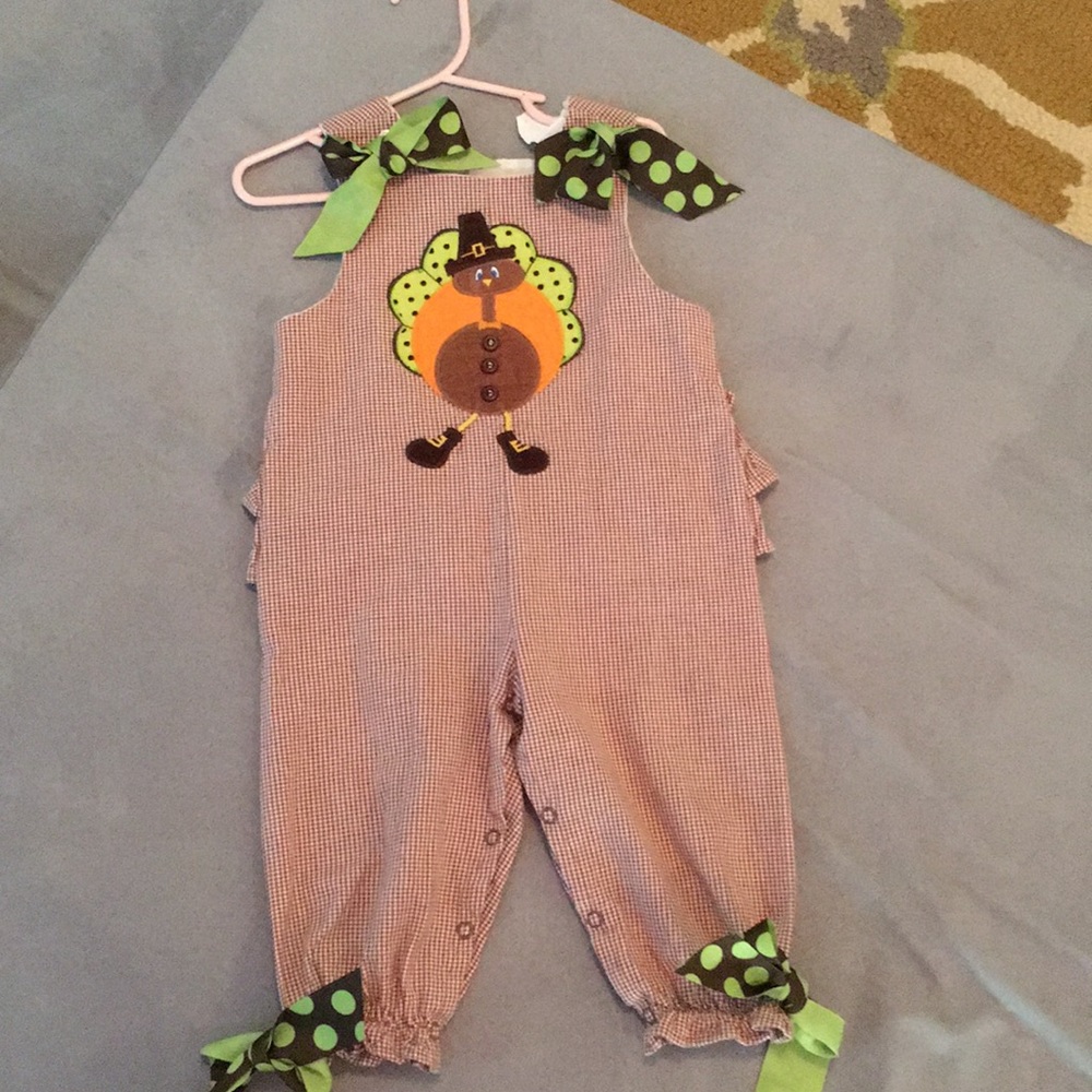 The Bailey Boys Turkey romper
